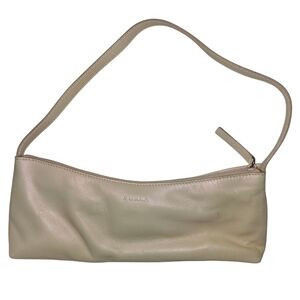 Furla Beige Leather Shoulder Bag